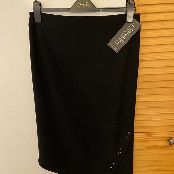 Michael Tyler - asymmetrical black skirt - Picture 1 of 6